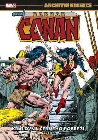 Komiksy Archivní kolekce Barbar Conan 4: Královna Černého pobřeží - Roy Thomas,John Buscema