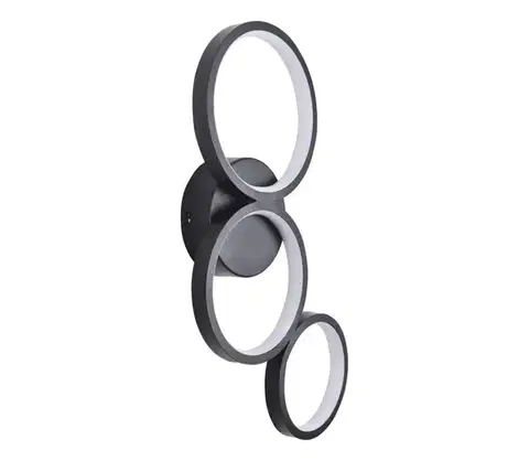 Svietidlá  LED Nástenné svietidlo FLAMENCO LED/23W/230V 4000K čierna 331038