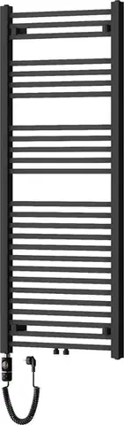 Radiátory do kúpeľne MEXEN/S - Plutón radiátor + vykurovacia tyč 1450 x 600 mm, 900 W, čierna W106-1450-600-2900-70