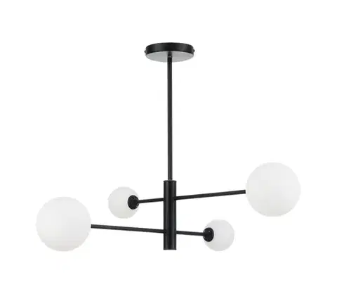 Svietidlá Light Prestige Luster na tyči DORADO 4xG9/40W/230V čierny LP-002/4P BK