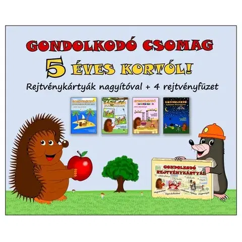 Pre deti a mládež - ostatné Gondolkodó csomag 5 éves kortól - József Simon