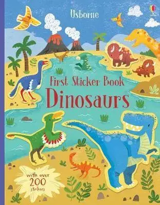 V cudzom jazyku First Sticker Book Dinosaurs - Hannah Watson,Jordan Wray