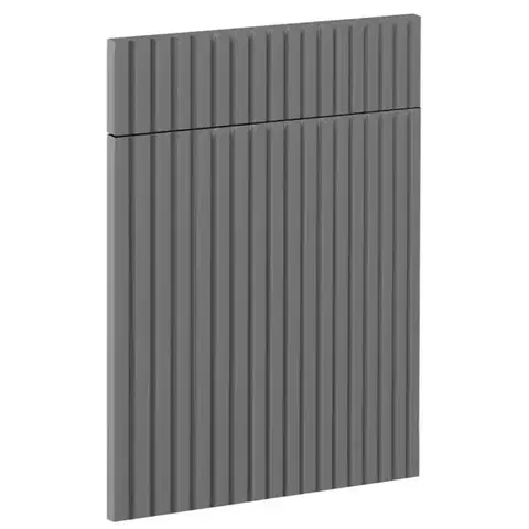 Kuchynské skrinky Čelo skrinky Luxeo F14-D60S1-AX ryfla dark grey