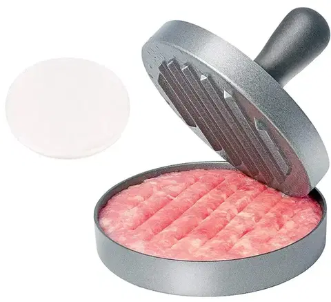 Vykrajovačky MAKRO - Lis na hamburger 12 x 9cm s voskovým papierom