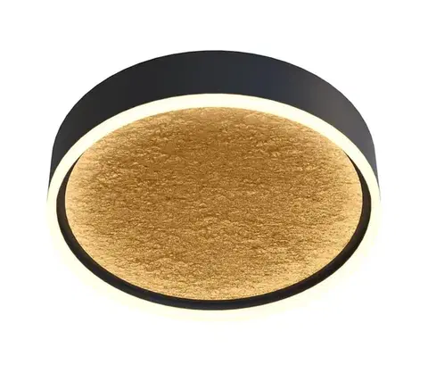 Svietidlá Wofi 9002-104M-LED Stmievateľné stropné svietidlo BORDEAUX LED/37W/230V čierna/zlatá 9002-104M