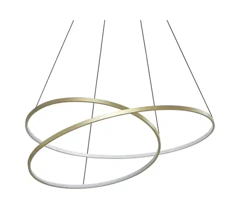Svietidlá Ideal Lux - LED luster na lanku OZ LED/75W/230V pr. 100 cm CRI 90 zlatý 364926