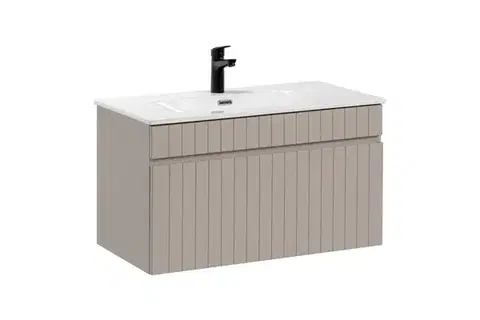 Skrinky s umývadlom ArtCom Kúpeľňová skrinka s umývadlom ICONIC Cashmere U80/1 | 80 cm
