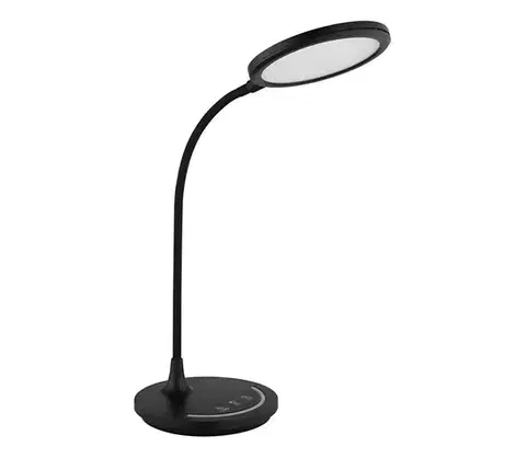 Lampy Globo 58483 - LED stmievateľná dotyková stolná lampa KENNY LED/12W/230V čierna 58483