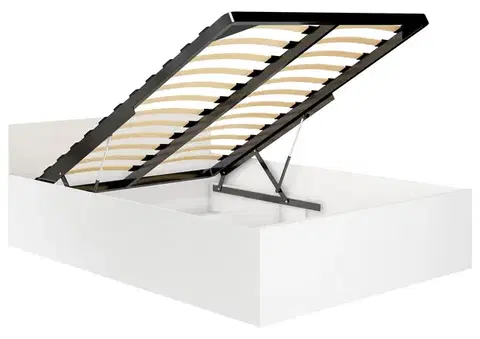 Manželské postele Manželská posteľ 120x200 TEREZKA, biela