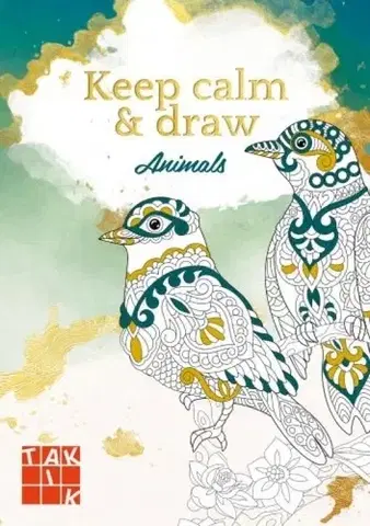 Maľovanky pre dospelých Keep calm & draw - Animals