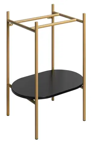 Kúpeľňový nábytok PUNO podstavec pod umývadlo 550x795x396mm, zlatá mat SKA590-5
