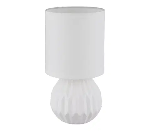 Lampy Globo 21730W - Stolná lampa SYLAS 1xE14/40W/230V biela 21730W