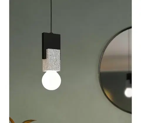 Svietidlá Eglo 99531 - Závesný luster na lankách LOBATIA 1xE27/40W/230V 99531
