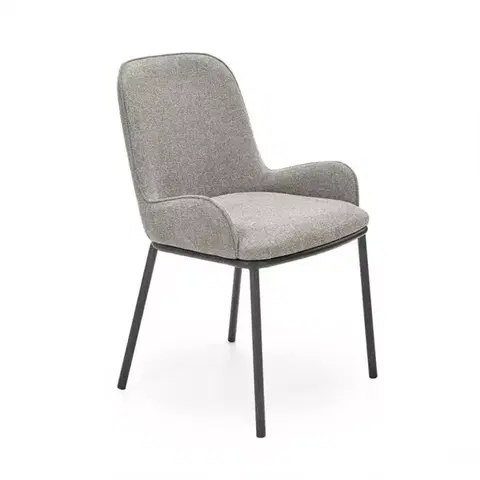 Čalúnené stoličky Stolička K481 tkanina/kov popol 54x60x83
