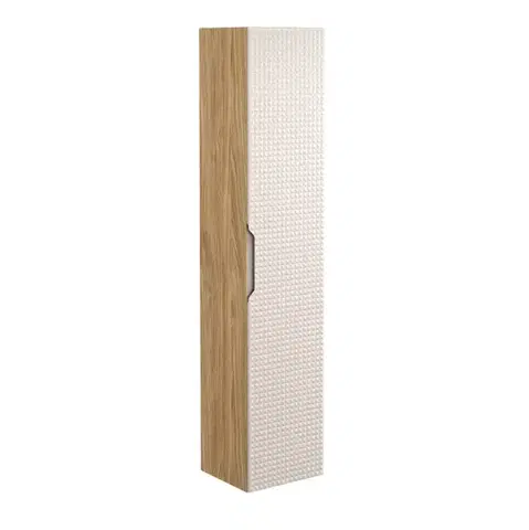 Skrinky do kúpeľne ArtCom Vysoká skrinka do kúpeľne LUXOR Beige 80-01-1D