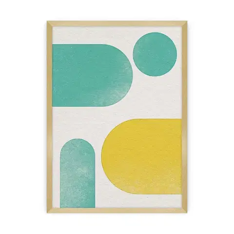 Obrazy Plagát Abstract Shapes I