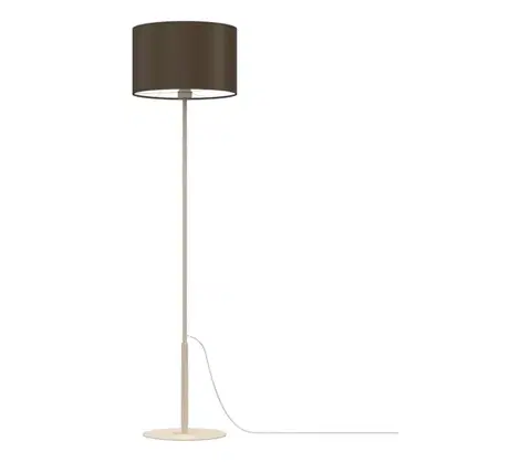 Lampy  Stojacia lampa ARDEN 1xE27/15W/230V béžová/hnedá 4672