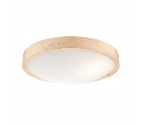 Svietidlá  Stropné svietidlo NATURAL SLIM 2xE27/60W/230V ø 37 cm borovica LD-PD-8.2 sosna