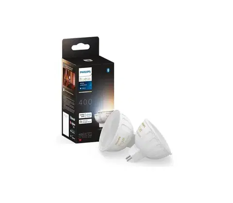 LED osvetlenie SADA 2x LED Stmievateľná žiarovka Philips Hue WA GU5,3/MR16/5,1W/12V 2200-6500K 8719514491588