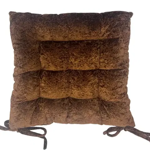 Bytový textil Poduška na stoličku PB2565 40x40 cm 12 svetlohnedá