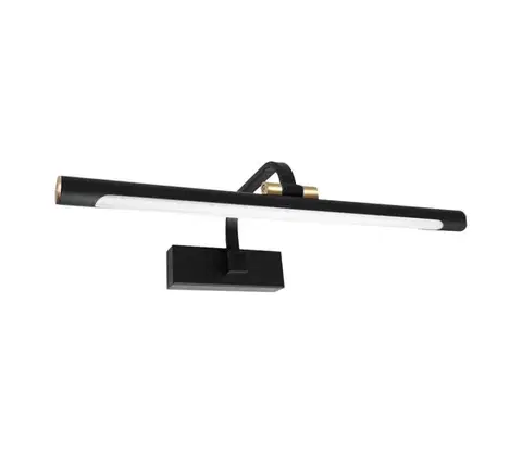 Kúpeľňové zrkadlá  LED Kúpeľňové osvetlenie zrkadla VINCI LED/15W/230V 60 cm IP44 čierne ML2034