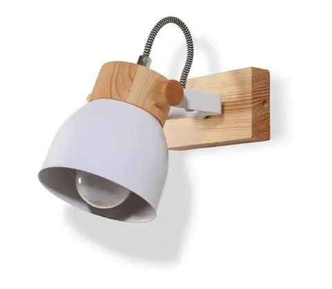 Svietidlá  Nástenné bodové svietidlo VIANA 1xE27/60W/230V 40002-cl426-pla000-cp000