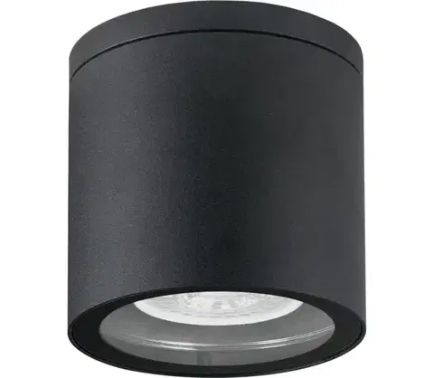 Záhradné lampy  Vonkajšie bodové svietidlo 1xGU10/35W/230V IP54 guľatý čierna KTLQK02CZ
