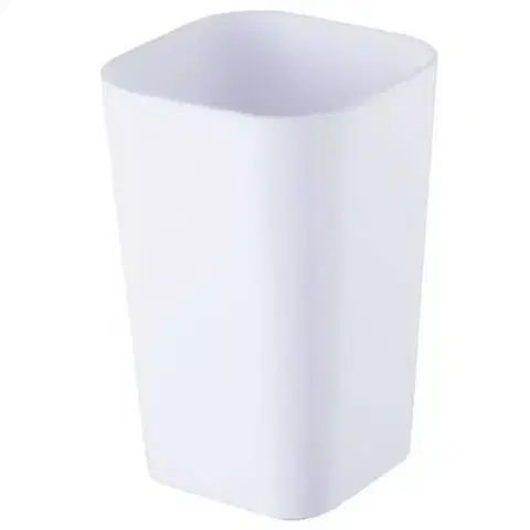 Kúpeľňové doplnky Pohár Simple biely 06347