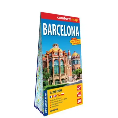Európa Barcelona Comfort térkép (Expressmap)