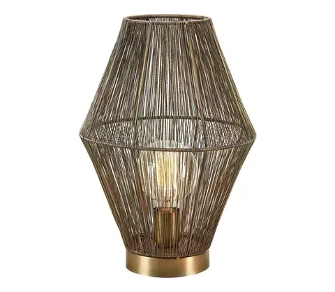 Lampy Markslöjd 108665 - Stolná lampa CASA 1xE27/40W/230V mosadz 108665