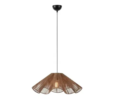 Svietidlá Markslöjd 108681 - Luster na lanku NAMI 1xE27/40W/230V hnedá 108681