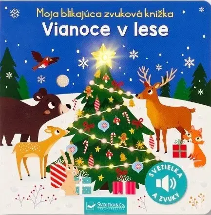 Zvukové knihy Moja blikajúca zvuková knižka - Vianoce v lese - Kasia Dudziuk,Maria Hoeck