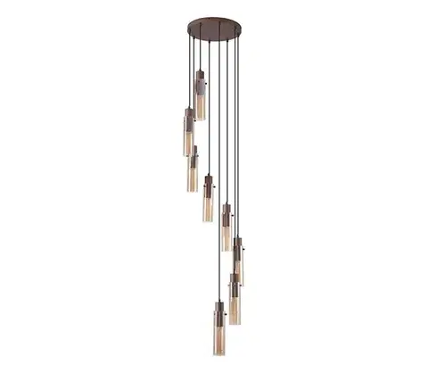 Svietidlá Searchlight 88920-8MO - Závesný luster na lanku SWEDEN 8xE27/60W/230V 88920-8MO