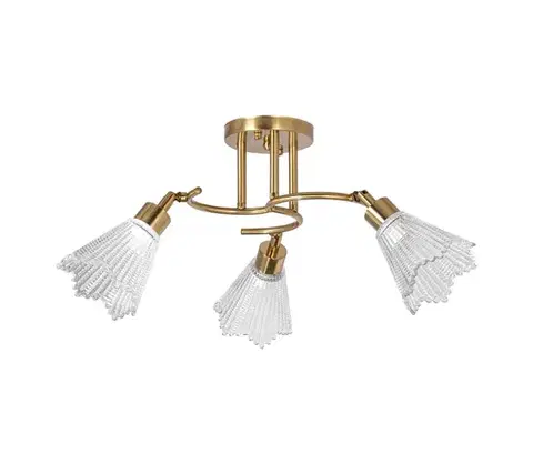 Svietidlá  Luster na tyči 3xE14/60W/230V zlatá W-N6578/3