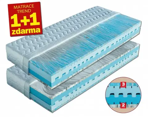 Matrace 1+1 Matrac 1+1 zadarmo zo studenej peny MARINA Dřevočal