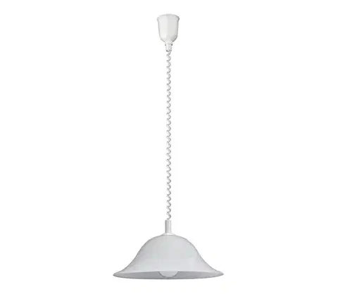 Svietidlá Rabalux 3904 - Luster sťahovací ALABASTRO 1xE27/60W/230V