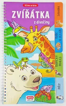 Leporelá, krabičky, puzzle knihy Zvířátka z divočiny