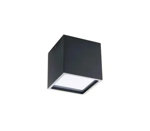 Záhradné lampy LED2 - LED Vonkajšie stropné svietidlo CUBE LED/12W/230V antracit IP54 LED2 5111134