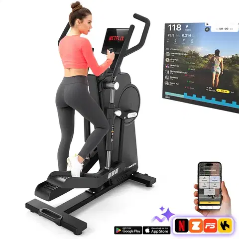 Eliptické trenažéry Eliptický trenažér inSPORTline ZenStride 1200
