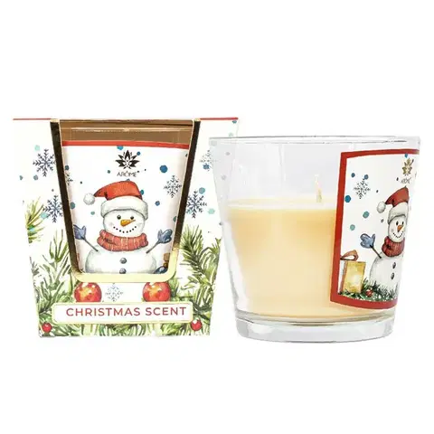 Vianočné dekorácie Arome Vonná sviečka v skle Christmas Scent, 120 g