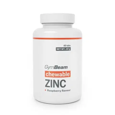Zinok GymBeam Zinok, tablety na cmúľanie malina