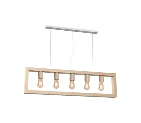 Svietidlá  Luster na lanku MACK 5xE27/60W/230V MLP5465