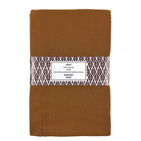 Bytový textil Obrus SAGA horčicová 160 easy care