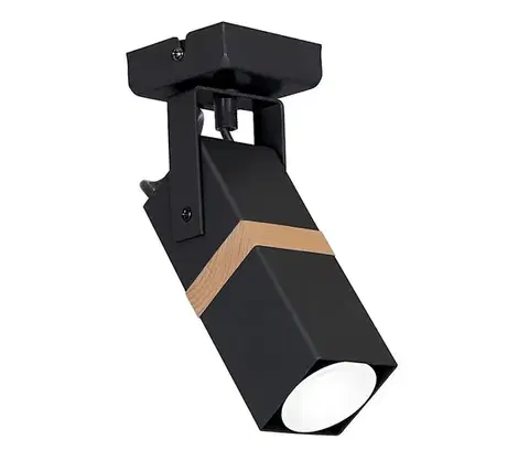 Svietidlá  Bodové svietidlo VIDAR 1xGU10/25W/230V čierna MLP5400
