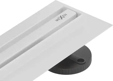 Sprchovacie kúty MEXEN - Flat 360 Slim odtokový žľab otočný 100 cm biela 1241100