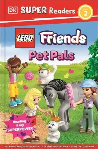 Príprava do školy, pracovné zošity DK Super Readers Level 2 LEGO Friends Pet Pals - DK