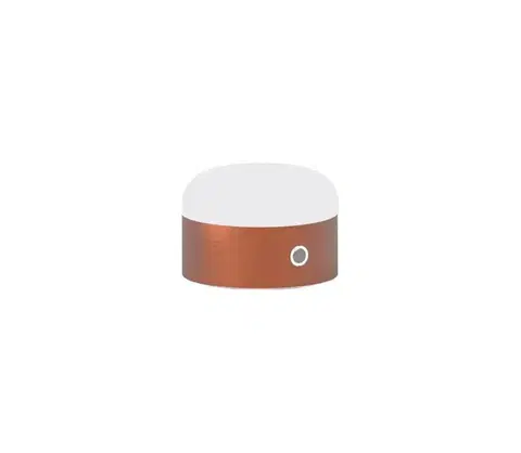 Lampy Ideal Lux - LED dotyková stolná lampa MIGNON LED/5W/5V pr. 10 cm CRI 90 meď 335025
