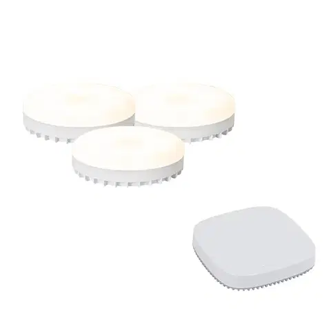 LED osvetlenie Sada 3 inteligentných stmievateľných LED žiaroviek GX53 9W 806LM 2700K-6500K vrátane Zigbee Smart Hub