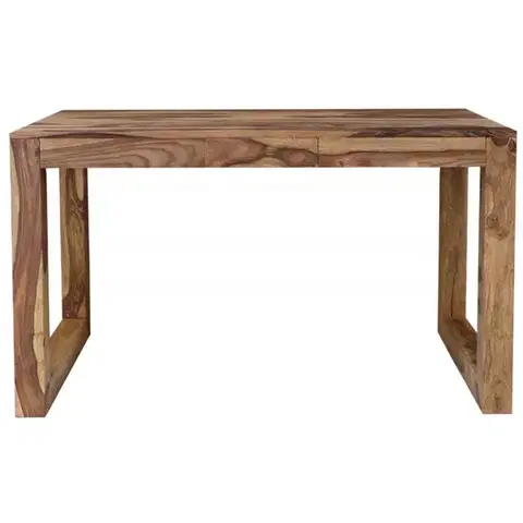 Písacie a pracovné stoly Písací stôl Tara 130x76x70 indický masív palisander