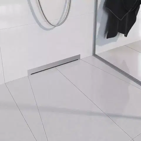 Vybavenie kúpeľne Lineárny nástenný odtok s maskovaním 600 OSS60SET